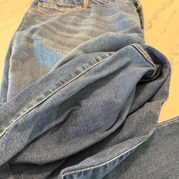 Plus Size Skinny Jeans Lularoe Elastic Waist Deep Blue Stretch Size 24-26 - Picture 6 of 8